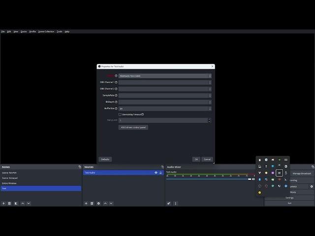 How to set up ASIO with OBS Studio on Windows