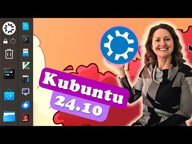 Mum Tries Out Kubuntu 24.10 (2024)