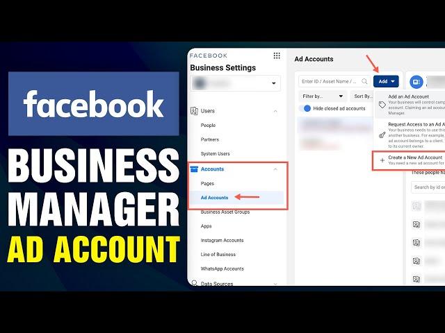 How To Create New Ad Account On Facebook Business Manager (2025)