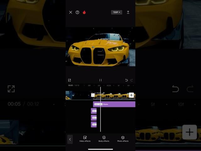 CAPCUT CAR EDITING TUTORIAL  #shorts