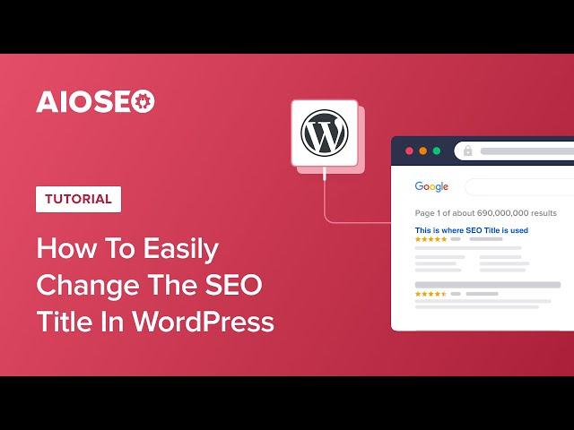 How to Easily Change the SEO Title in WordPress