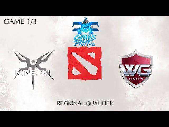 Mineski vs WG Unity Highlights Game 1, Captains Draft 4.0 Minor