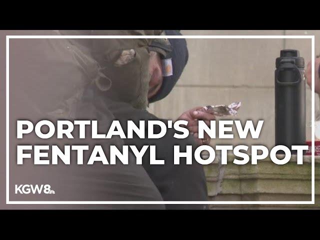 Downtown Portland library block is latest fentanyl hotspot