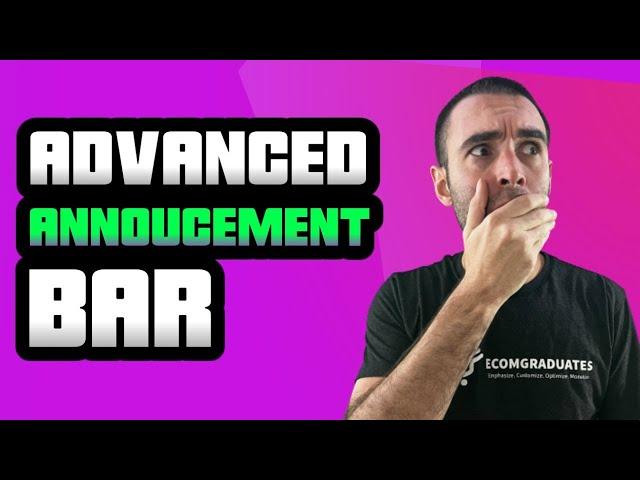 5 Easy Steps To Add An Announcement Bar On Shopify | Ultimate Tutorial