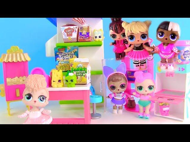 DOLL LOL SURPRISE CARTOONS! New Dress in LOL Surprise & Shopkins Store!