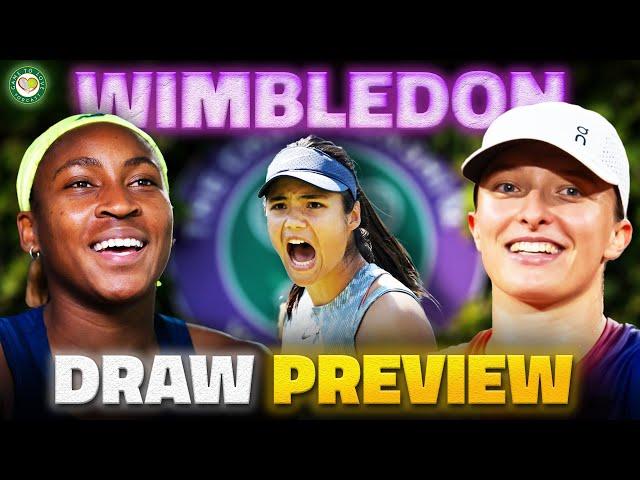 Swiatek & Gauff BIG CHANCE to win! | Wimbledon 2024 | Women's Draw Preview & Predictions