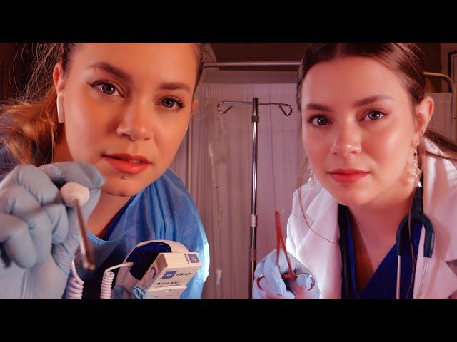 ASMR Hospital Emergency Room Trauma Patient | Doctor & Nurse