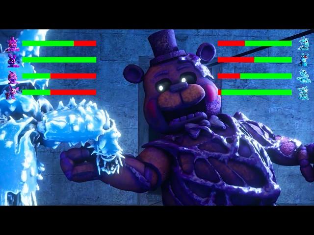 FNAF: Toxic Toys vs. Black Ice Withered with Healthbars