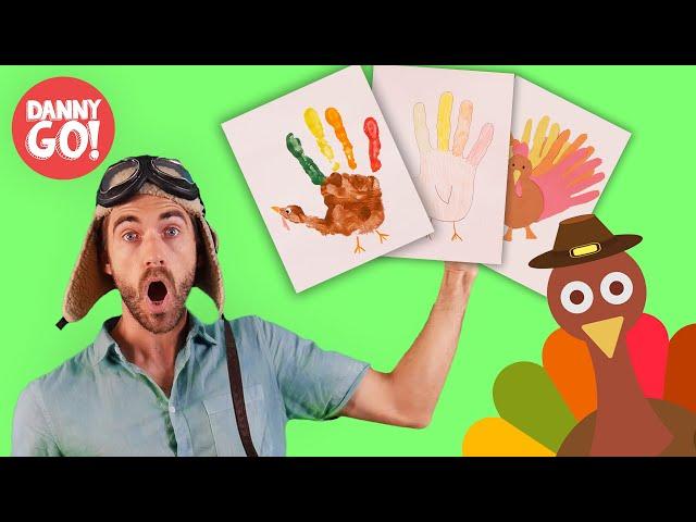 Turkey Hand Ideas For Thanksgiving!  | Arts and Crafts for Kids | Danny Go!