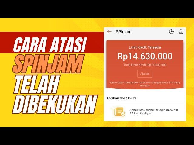 Cara Mengaktifkan Spay Later Shopee dan SPinjam Yang dibekukan