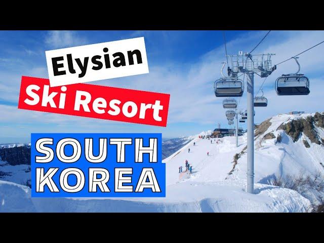 What to see? At 𝐄𝐥𝐲𝐬𝐢𝐚𝐧 𝐒𝐤𝐢 𝐑𝐞𝐬𝐨𝐫𝐭 in South Korea