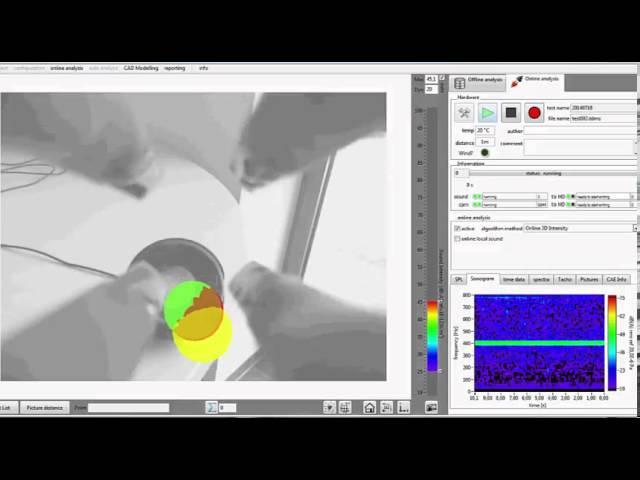 Sound source Localization with 3D Intensity Array Acoustic Compass at 400 Hz