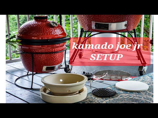 Kamado joe JR setup and initial burn ( how to )