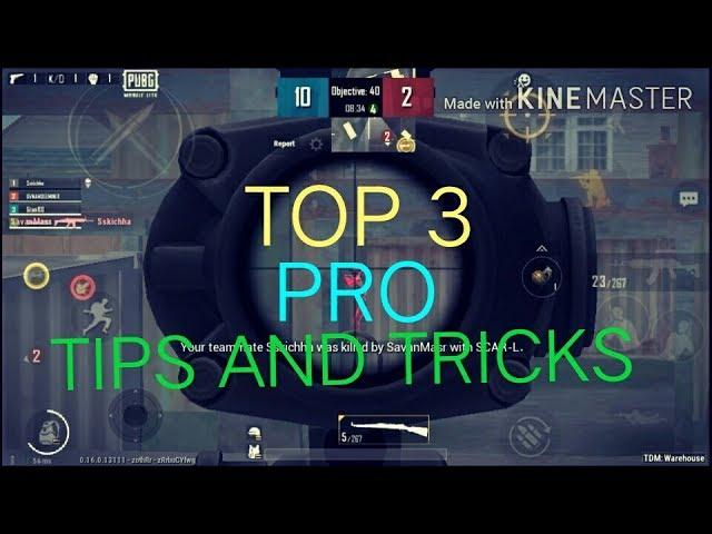 Pubg mobile lite tdm warehouse  top 3 pro tips and tricks gameplay