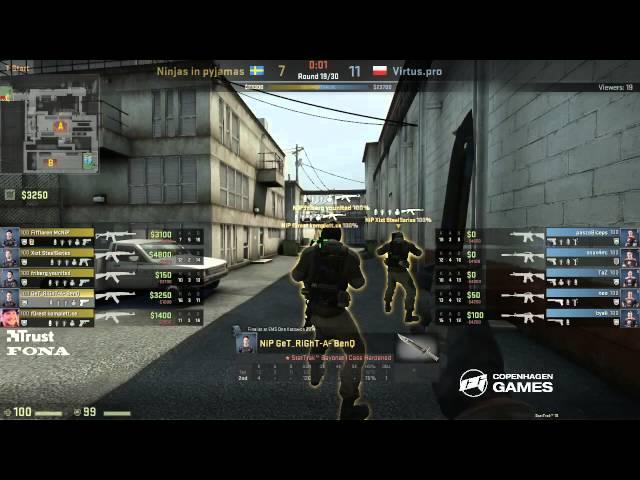 NiP vs Virtus.Pro on de_train @ Copenhagen Games 2014 Grand Finals (CS:GO NiP vs VP) Game 1