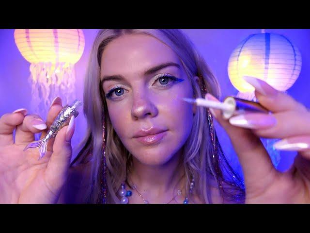 ASMR | Sirèna te transforme en sirène ‍️ maquillage, cheveux…