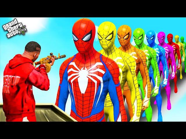 SHINCHAN Opening LUCKY SPIDERMAN'S In GTA 5....