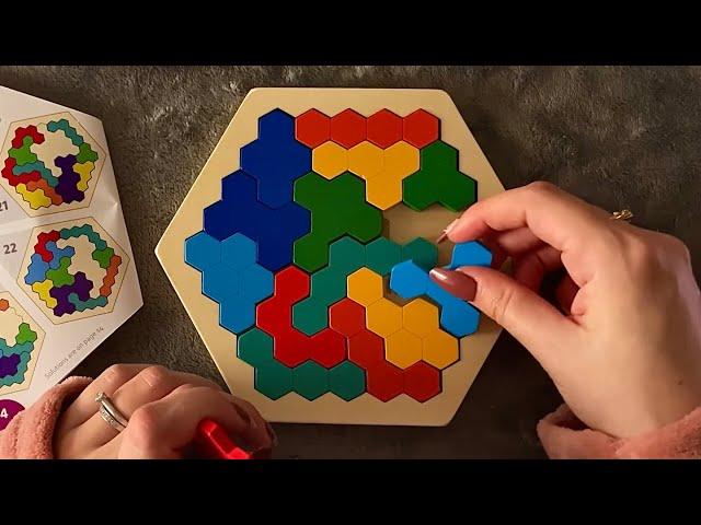 ASMR - Wooden Puzzle and Clicky Whispers