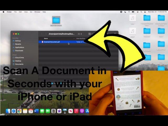 iPhone Has A Hidden Document Scanner | How To Scan Documents with your iPhone