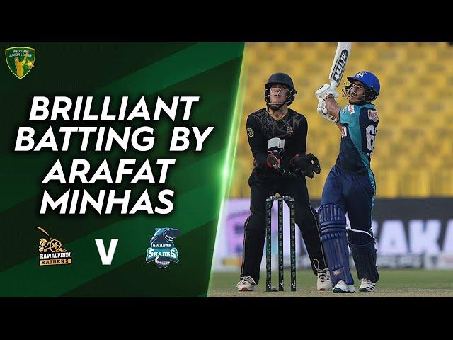 Brilliant Batting By Arafat Minhas | Rawalpindi Raiders vs Gwadar Sharks | Match 3 | PJL | MV2T