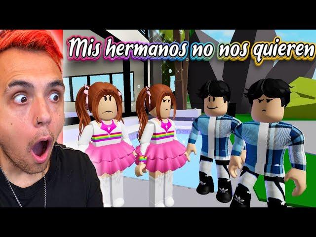 MIS HERMANOS NO NOS QUIEREN PELICULA COMPLETA DE ROBLOX BROOKHAVEN