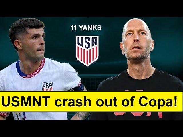 Berhalter's USMNT crash out of Copa America 2024