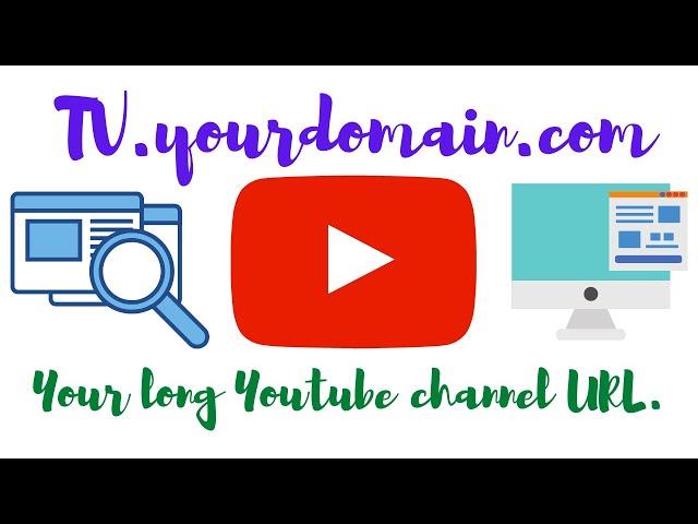 How to assign or point a subdomain redirect to a social media site with long URL, such as Youtube