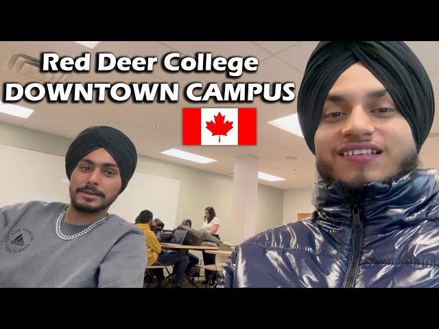 A Day at Red Deer College (Downtown Campus) Alberta, Canada | Albertan Singh 