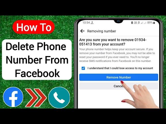 How To Delete Phone Number From Facebook (2023) | Remove Phone Number From Facebook