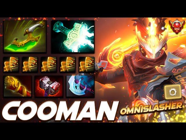 Cooman Juggernaut Omnislasher - Dota 2 Pro Gameplay [Watch & Learn]