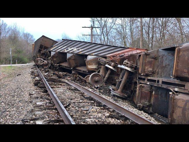 Train Derailment 20 Months Later & What The Crossing Looks Like Today, Completely Upgraded + Chase