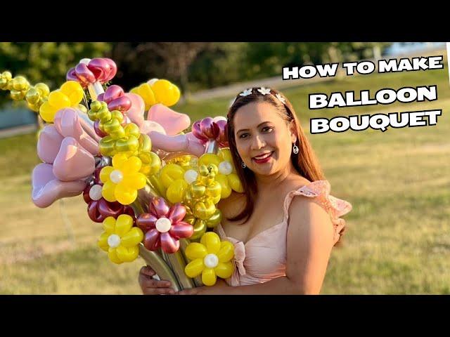 How to make. Balloon Bouquet  (Amazing Birthday Balloon Bouquet)