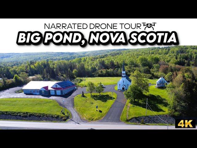  Spectacular 4K Drone Journey Over Big Pond & Bras d'Or Lake, Nova Scotia 