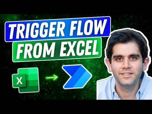 How to Trigger a POWER AUTOMATE flow from EXCEL | For a selected row