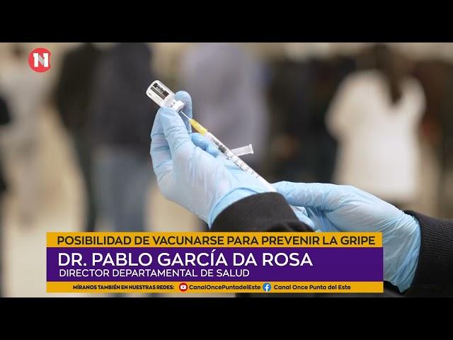 Dr. Pablo Garcia, sobre posibilidad de vacunarse para prevenir la gripe