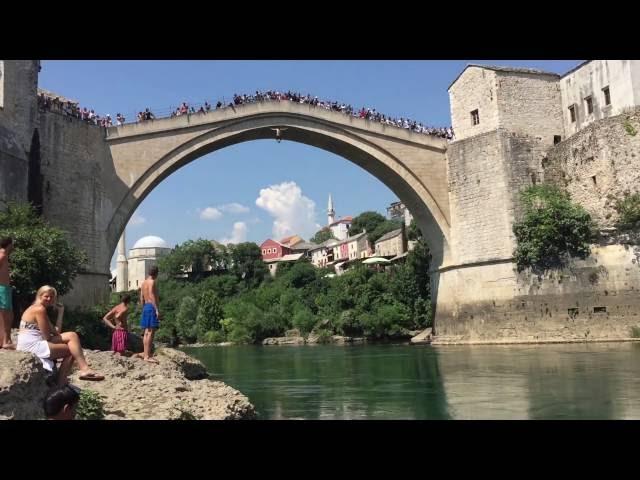 Mostar bridge jump