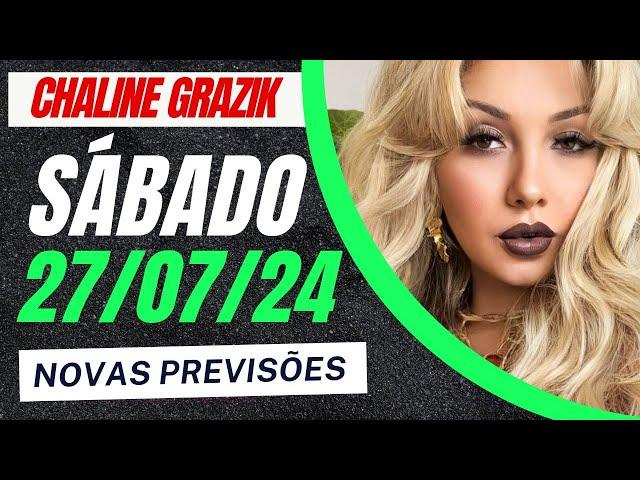 Vidente CHALINE GRAZIK 27/07/24 Previsões Visões e Revelações #chalinegrazik #fyp