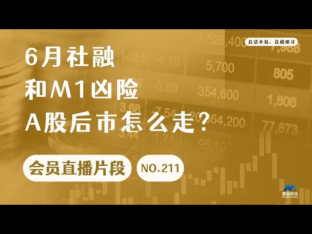 6月社融和M1凶险，A股后市怎么走？【会员直播片段】