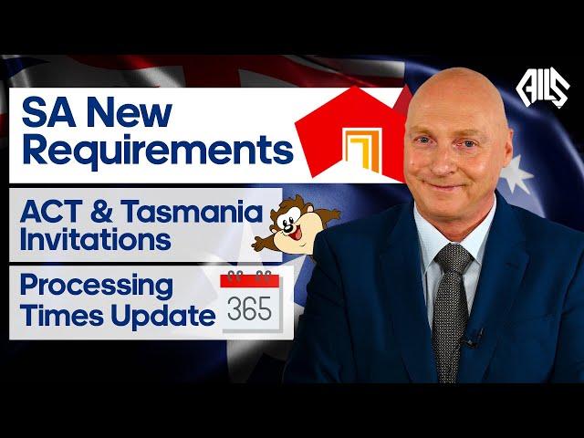 Australian Immigration News 18th August. New South Australia Sponsorship Requirements 190/491 visa +