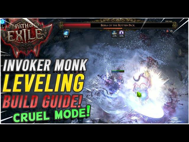 Path of Exile 2 BEST Monk Leveling Build For Cruel Mode Early Access!