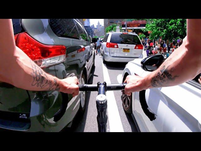 No Brakes: Riding a Fixed Gear Bike through NYC’s Traffic!