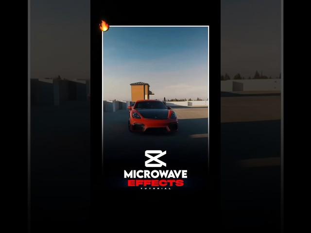 How to edit Microvave Effect Tutorial Capcut | Capcut Reverse Speed Video tutorial #shorts #capcut