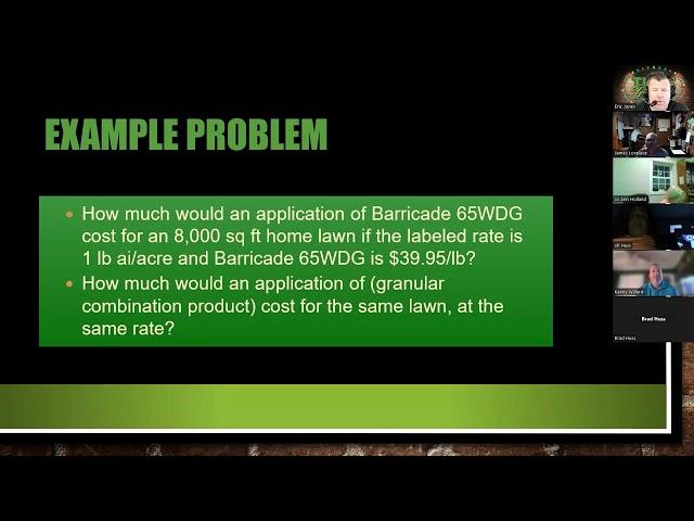 Turfgrass Calculations