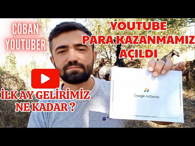 YOUTUBE' DAN İLK AY KAÇ PARA KAZANDIK ? | Youtube Geliri | Youtube ile Para Kazanma | Çoban Youtuber