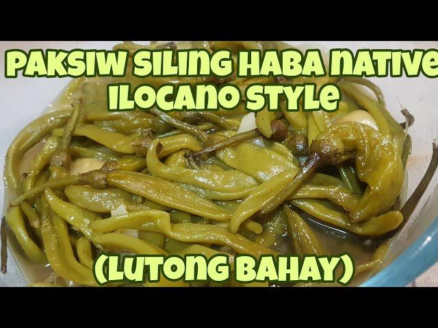 Paksiw siling haba native ilocano style(lutong bahay)