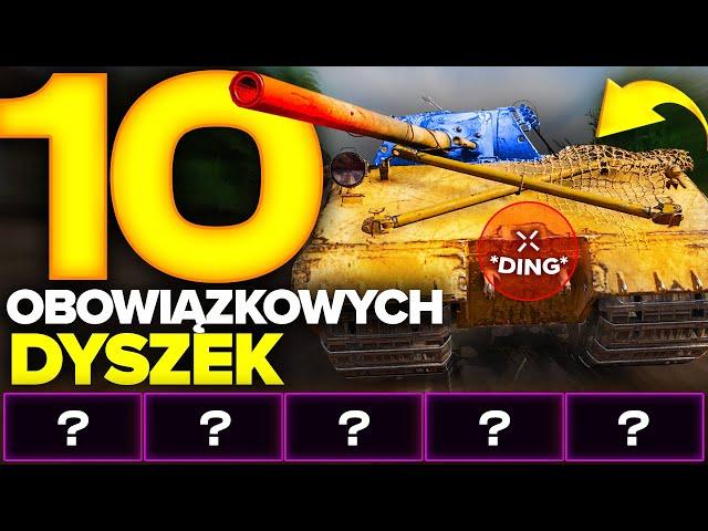 10 CZOŁGÓW X TIERU, KTÓRE MUSISZ MIEĆ W WORLD OF TANKS !!!