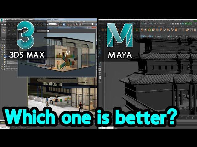 3ds Max vs Maya  | Which one is Better in ArchViz?