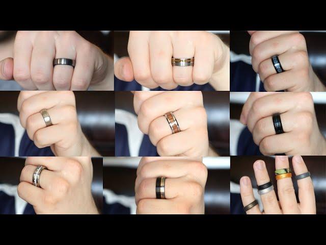 Trying On Affordable Amazon Men's Wedding Bands & Review