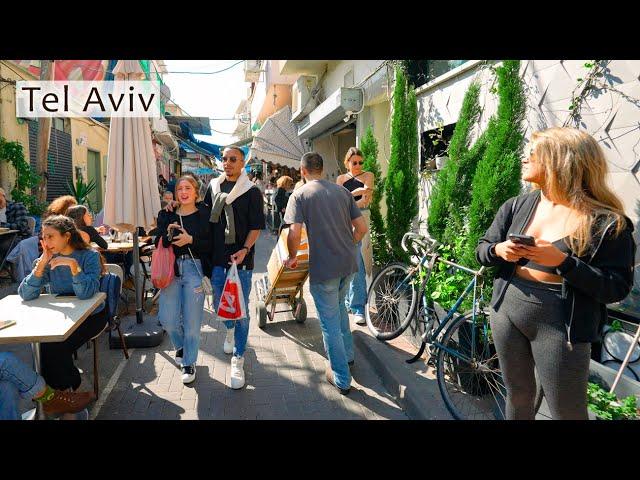 Spring has arrived in Israel! A walk through the streets of sunny Tel Aviv.