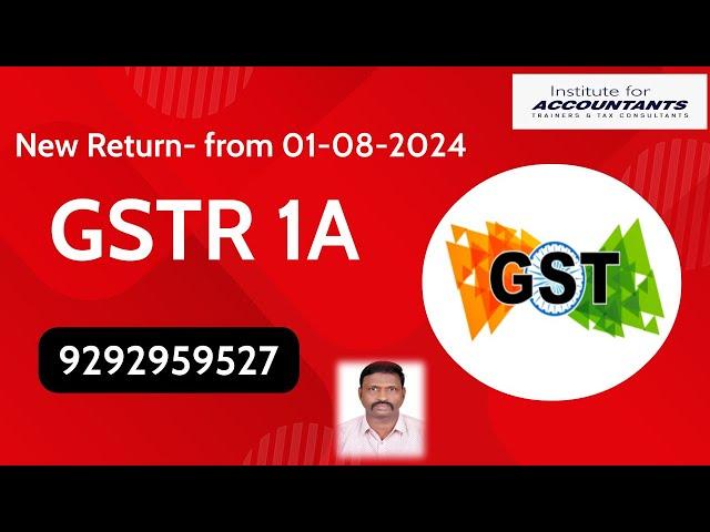 #GSTR1A New return filing process